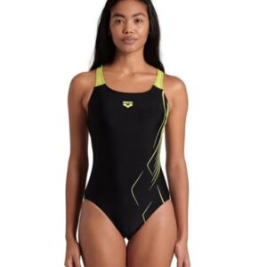 Arena Maillot De Bain Femme Dive Swimsuit Noir Vert 5