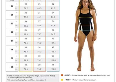Finis Skinback Maillots De Bain Femme 1 Piece Noir 11