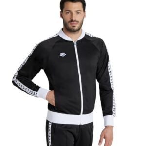 Arena Men Relax Iv Team Full Zip Track Jacket Black Small 7