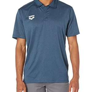 Arena Polo Technique M Usa Pour Homme Bleu Marine Melange Taille Xs 2