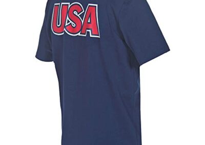Arena Shirt Unisexe Officiel De L Equipe Nationale De Natation Des Etats Unis Bleu Marine Rouge L Mixte 3