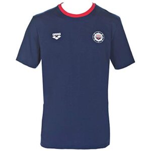 Arena Shirt Unisexe Officiel De L Equipe Nationale De Natation Des Etats Unis Bleu Marine Rouge L Mixte 5