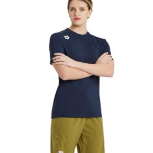 Arena Solide T Shirt Bleu Marine M Homme 9