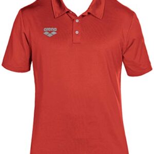 Arena Standard Team Line Polo Technique A Manches Courtes Pour Homme Et Femme Rouge Xxs 4