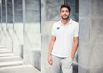 Arena Standard Team Line Short Sleeve Tech Polo Shirt For Men And Women White Xs 2