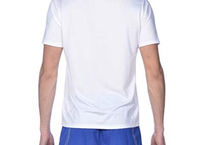 Arena Standard Team Line Short Sleeve Tech Polo Shirt For Men And Women White Xs 3