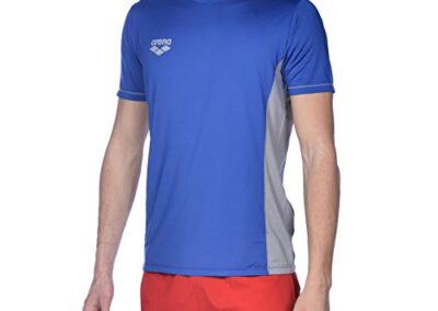 Arena Team Line Tech Short Sleeve T Shirt For Men And Women Bleu Marine M Mixte 5