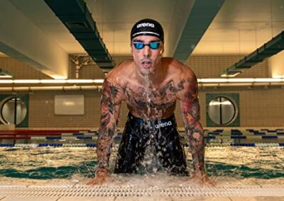 Bonnet De Natation En Silicone Arena 3d Soft Bleu Roi