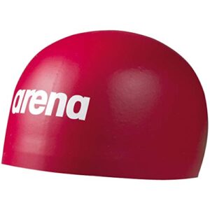 Bonnet De Natation En Silicone Arena 3d Soft Rouge