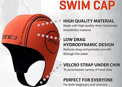 Bonnet De Natation Zone 3 Triathlon Neoprene 4