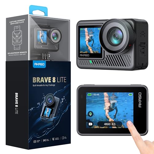 Camera Sport 4k60fps 20mp Wifi Akaso Brave 8 Lite 9