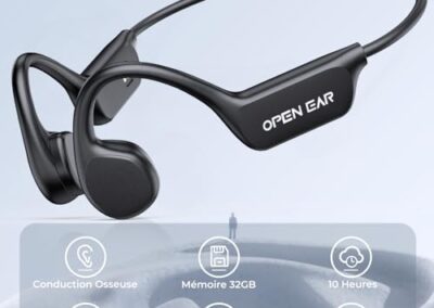 Casque Ecouteur De Natation A Conduction Osseuse Sanoto Relxhome Bluetooth 6