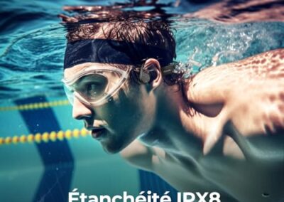 Casque Ecouteur De Natation A Conduction Osseuse Sanoto Relxhome Bluetooth 9