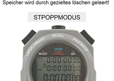 Chronometre Entraineur Numerique Pour Le Sport Stoptec 496 6