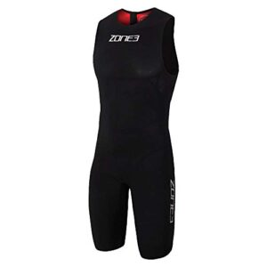 Combinaison Sans Manches Zone3 Streamline Homme Noir Rouge 5