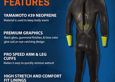 Combinaison Triathlon Streamline Homme Zone3 Vision 5mm 3