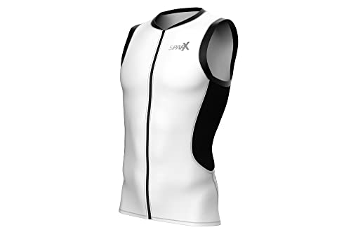 Debardeur Triathlon Homme Sparx Tank Performance Blanc 5