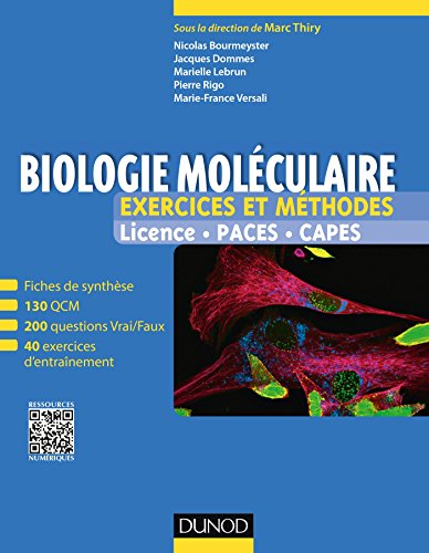 Exercices Et Methodes De Biologie Moleculaire Cours Qcm Exercices Prepa Etudes Medicales Las 8