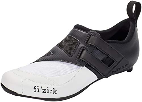 Fizik Powerstrap R4 Chaussures De Triathlon Unisexe Adulte Blanc Noir 40 Eu 5