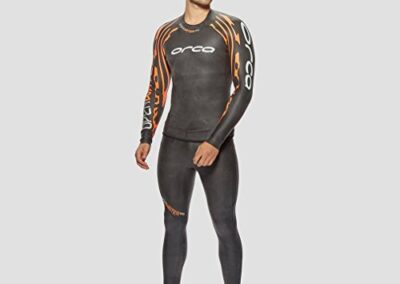 Haut Triathlon Homme Orca Open Water A Manches Longues Noir 4