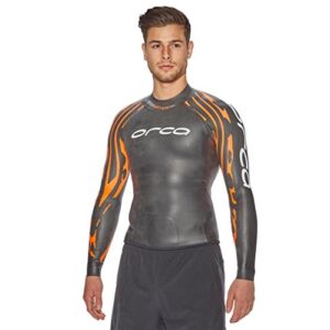 Haut Triathlon Homme Orca Open Water A Manches Longues Noir 7