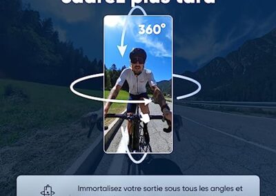 Kit Camera D Action Etanche A 360 Avec Capteur Insta360 X3 6