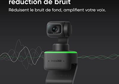 Kit Tripode Webcam Ptz 4k Avec Capteur Insta360 Link 8