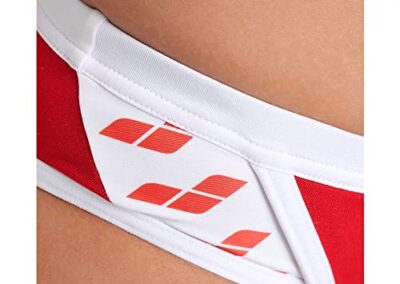 Maillot De Bain 2 Pieces Bikini Arena Rouge Blanc 3