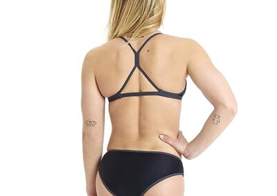 Maillot De Bain 2 Pieces Bikini Triangle Noir Asphalte 3