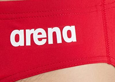 Maillot De Natation Team Swim Briefs Solid Rouge 3