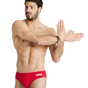 Maillot De Natation Team Swim Briefs Solid Rouge 6
