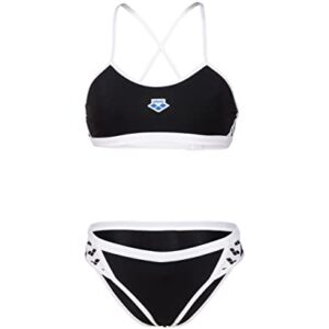 Maillot Natation 2 Pieces Arena Icons Bikini Cross Back Noir 8