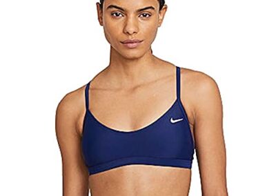 Maillot Natation 2 Pieces Nike Bikini Bleu Marine