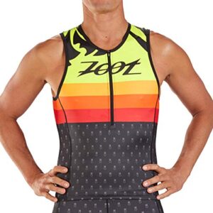 Maillot Zoot Triathlon Hommes Sans Manches Tank Ali I Trois Poches Arriere 9