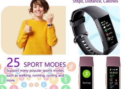 Montre Tracker D Activite Connectee Pour Le Sport Amoled 4