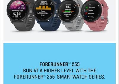 Montre Tracker D Activite Connectee Pour Le Sport Garmin Forerunner 255