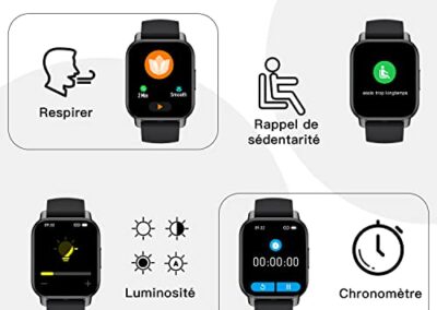 Montre Tracker D Activite Connectee Pour Le Sport Popglory 5