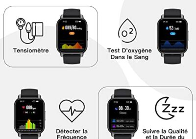 Montre Tracker D Activite Connectee Pour Le Sport Popglory 6