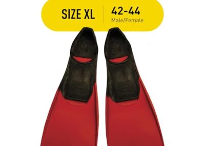 Palme De Natation Finis Rouge 6