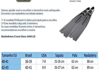 Palmes De Plongee Cressi Gara 3000