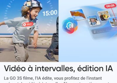 Petite Camera Insta360 Go 3s Noir 128gb