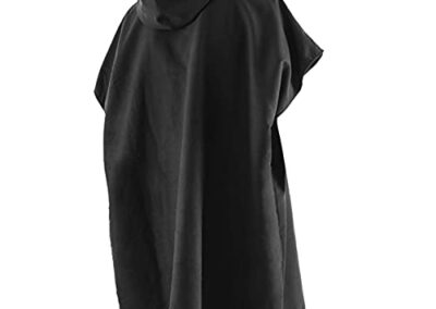 Poncho A Capuche Orca Sports Nautiques Noir Unisexe 2