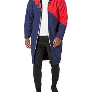 Speedo Team Colorblock Parka Veste Bomber Mixte Rouge Blanc Bleu Xl 9