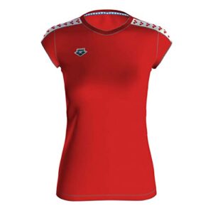T Shirt Arena Femme W Team Rouge 2