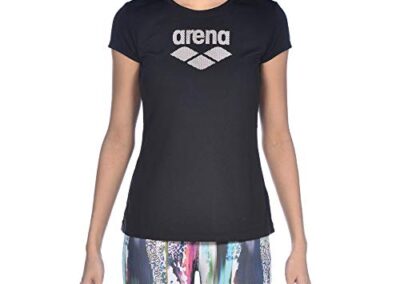 T Shirt Pour Femme Arena Gym Noir 2