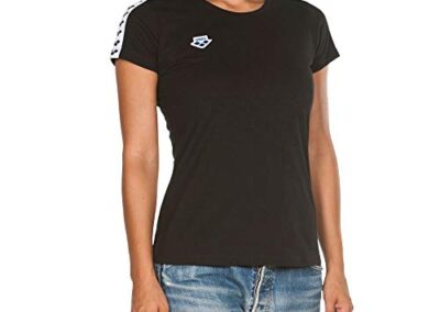 T Shirt Pour Femme Arena Team Noir 5