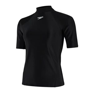 T Shirt Speedo Femme Sleeve Swim Sun Noir 7