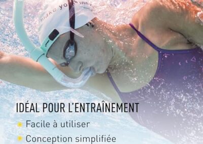 Tuba Frontal Natation Snorkel Finis Glide 5