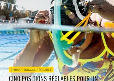 Tuba Frontal Natation Snorkel Finis Stability 2
