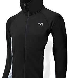 Tyr 60wamjc2axl Men Alliance Hd Warmup Jacket Black White X Large